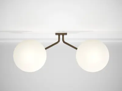 Galleria Two Light by Ignazio Gardella for Tato 3D model