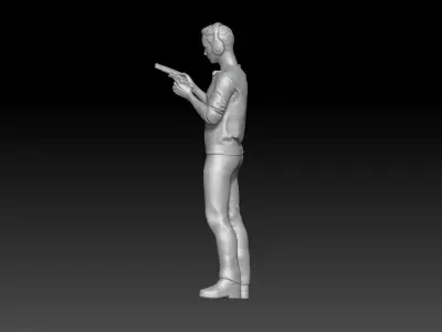 Shooting Range boy 3 3D print model