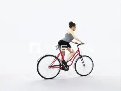 Dream 01B bicycle bike Sports Woman Low-poly 3D model