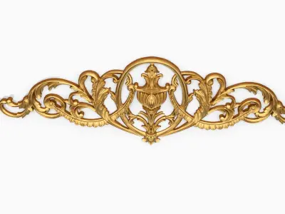 Classic decor ornament 105 3D model