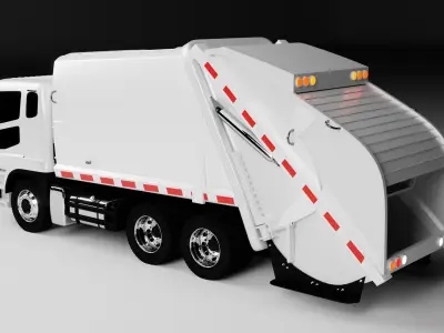 Garbage Truck 3D model