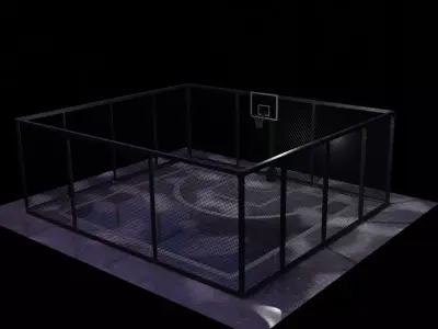 Basketball Court  3D model