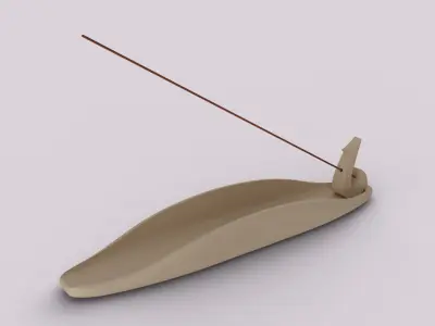Decorative Incense Stick Holder V1 3D print model