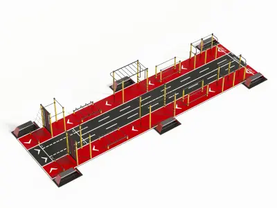 Workout street sport SCS-20 3D model