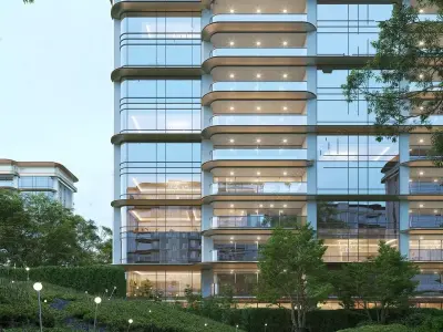 3D model of high-end residential buildings 3D model