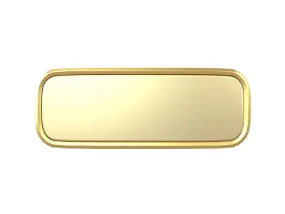 Empty Luxury Button V1 001 Low-poly 3D model