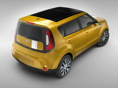 Kia Soul II 2014 3D model