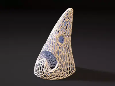 Ghost cone halloween 2 3D print model