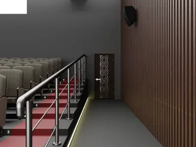 cinema 2 3D model