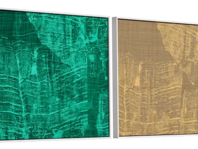 4 Abstract Frames  Set 13 3D model