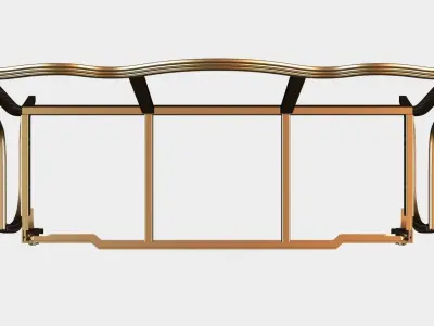 Carved canape for cnc 17 3D model