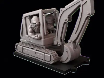 Melmur and Melnir 3D print model