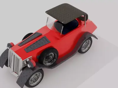 Antique Car 3D model 3