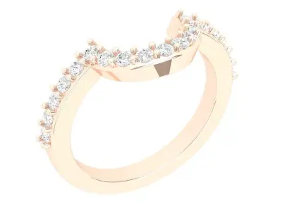 Small Oval Diamond Vintage Halo 3dm 3D print model