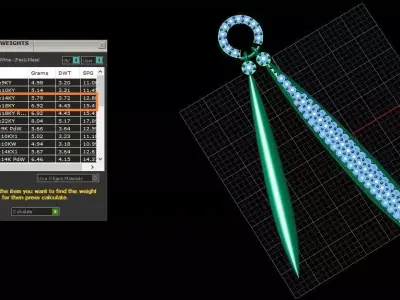 The Sun Dancer Pendant jewelry 3D model - for Her 3D print model