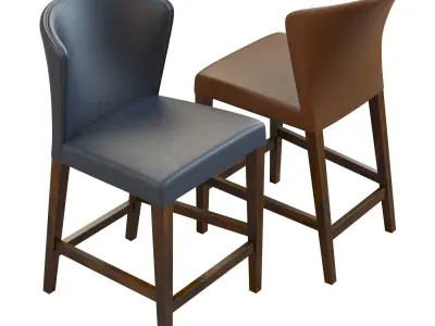 Crate and Barrel - Curran Counter Stool 3D model