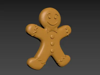 Gingerbread Man 3D print model purchase