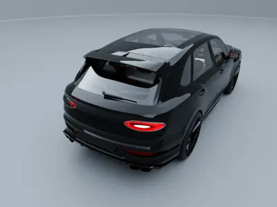 Bentley-Bentayga With Interior 3D model