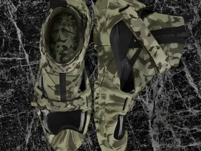 NIKE x MMW FREE TR 3 SP CAMO 3D SHOES Low-poly 3D model