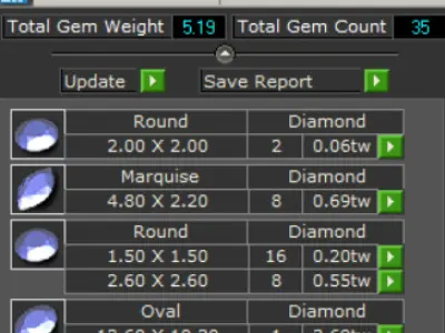 luxury diamond ring jr00029 3D print model