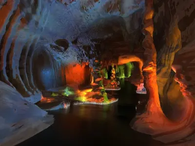 Karst Cave 3D model