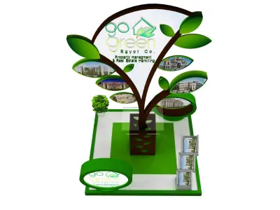 Booth Exhibition Stand a418a 3D model