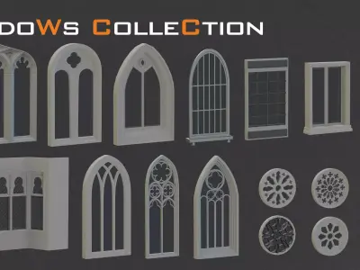 Windows Collection 3D model