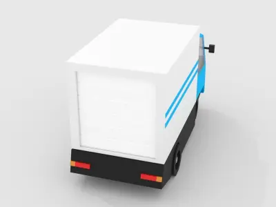 Truck A Low-poly 3D model