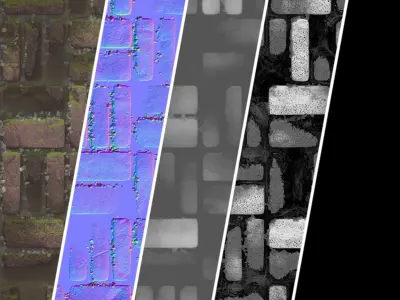 Pavement Materials 29- By Gravel and Mud Pbr 4k Seamless Texture