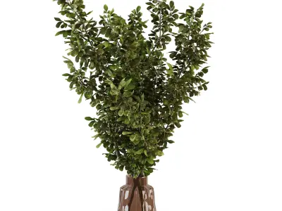 Branches in a vase 018 3D model