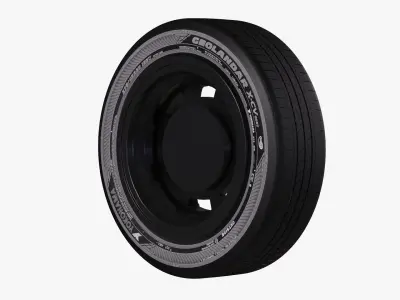 Yokohama Wheel - Bluearth Van RY55 - Geolandar Low-poly 3D model