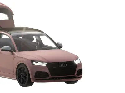 Audi SQ5 with interior 3D model