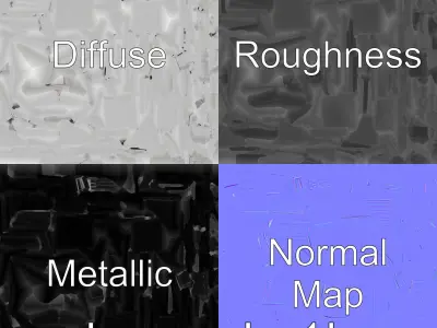 Space Transport Container with Self-Sustaining Pressure System Low-poly 3D model