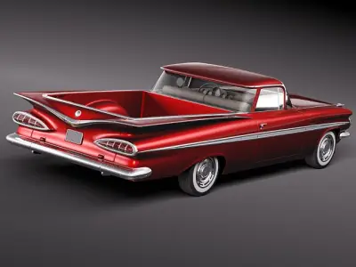 Chevrolet El Camino 1959 3D model