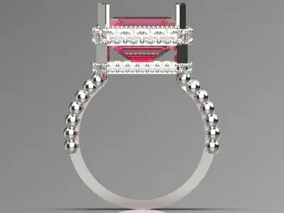 woman luxury ring jr00168 3D print model