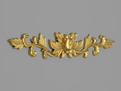 Classic Carved 004 3D model