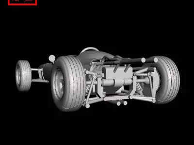 Formula 1 - Honda RA272 1965 3D print model