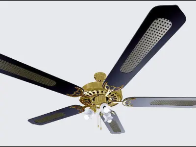 Decorative Ceiling Fan 3D model