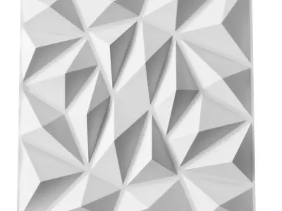 Salon Furniture Warehouse decor 3d wall panels set 8 in one 3D model