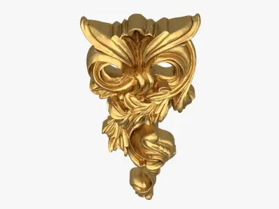 Classic decor ornament 250 3D model