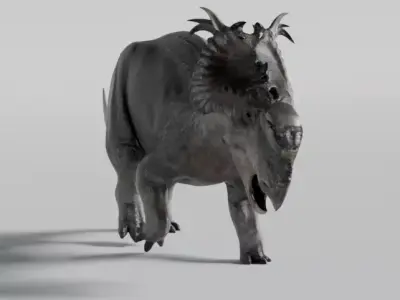 Pachyrhinosaurus Realistic 3d model 3D model