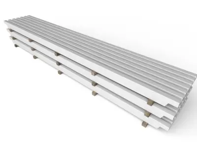 Concrete Truss Beam M01 Low-poly 3D model