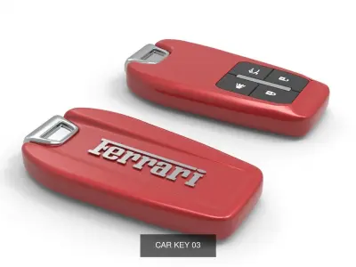 CAR KEY-6 CAR KEY 3D Model Pack