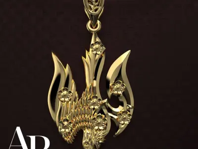 Ukrainian Trident 3D print model