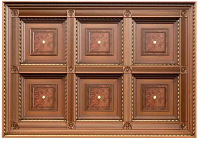 Classic ceiling with lights  3D model