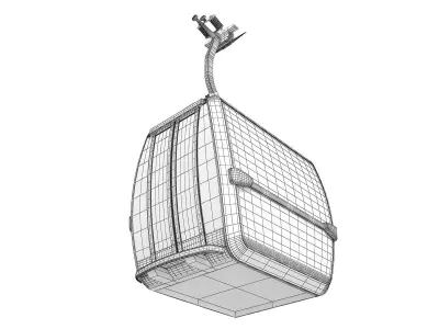 Cableway Car 3D model