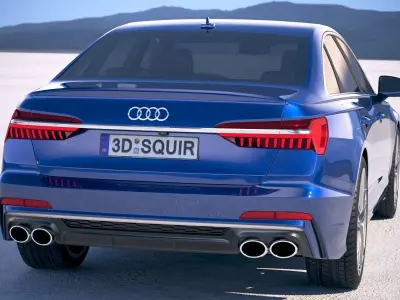 Audi S6 2020 3D model