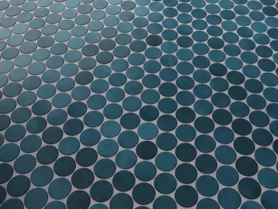 Tile Makoto Matte Ceramic Circle - Set 25  Texture