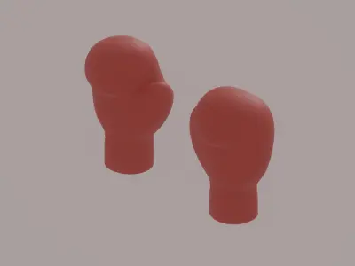 Boxing Gloves 3D model