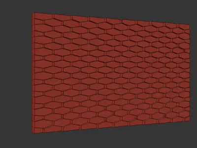 MODEL-WALL 057 3D model